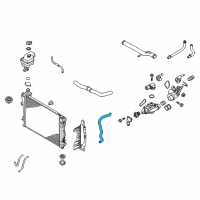 OEM 2019 Kia Cadenza Hose Assembly-Radaator, Lower Diagram - 25415F6100