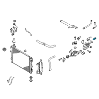 OEM Hyundai Santa Fe Sport Sensor & G/UNIT-Water TEMPERTURE Diagram - 39220-38010