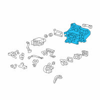OEM 2007 Honda Accord Plate, Junction Board Diagram - 1E110-RCJ-023