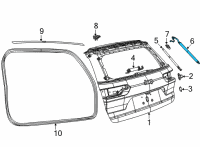 OEM 2021 Jeep Grand Cherokee L LIFTGATE-LIFTGATE Diagram - 68459565AA