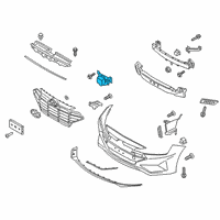 OEM 2019 Hyundai Elantra Unit Assembly-Front Radar Diagram - 99110-F2100