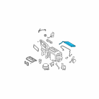 OEM 2010 Ford Edge Heater Core Diagram - 7T4Z-18476-A