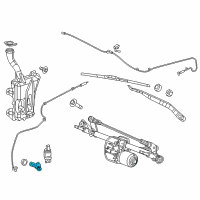 OEM 2016 Jeep Cherokee Sensor-Washer Fluid Level Diagram - 68225064AA