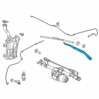 OEM 2015 Chrysler 200 Arm WIPER-Front WIPER Diagram - 68241706AB