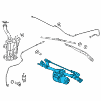 OEM 2016 Chrysler 200 WIPERASSY-Windshield Diagram - 68277007AB