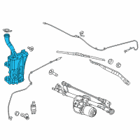 OEM Chrysler Reservoir-Windshield Washer Diagram - 68248759AA