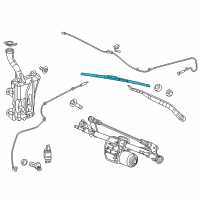 OEM 2016 Chrysler 200 Blade-Front WIPER Diagram - 68241705AA