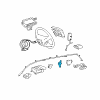OEM Toyota Sienna Side Sensor Diagram - 89830-08010