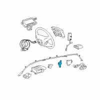 OEM 2010 Toyota Sienna Side Sensor Diagram - 89830-08011