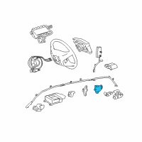 OEM 2006 Toyota Sienna Side Sensor Diagram - 89833-08011