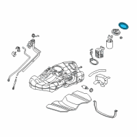 OEM Saturn LS2 Fuel Tank Lock Ring Diagram - 90572066