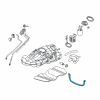 OEM 2001 Saturn L100 Strap, Fuel Tank Diagram - 22677968