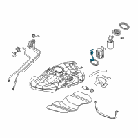 OEM 2000 Saturn LS2 Fuel Tank Meter/Pump SENDER Diagram - 22681970