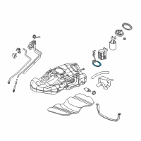 OEM 2000 Saturn LS Gasket, Fuel Pump Diagram - 90572065