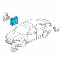 OEM Honda Accord Sensor Unit, Parking Diagram - 39670-TVA-A02