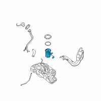 OEM 2012 Nissan Sentra Pump Complete-Fuel Diagram - 17040-9AA0B