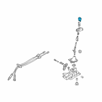 OEM 2015 Kia Rio Knob-Gearshift Lever Diagram - 437113W300HU