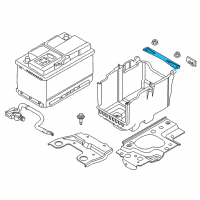 OEM Ford Hold Down Diagram - D2BZ-10718-A