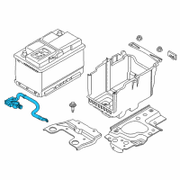 OEM 2019 Ford Fiesta Negative Cable Diagram - CV2Z-10C679-C