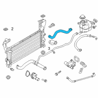 OEM Ford Edge Reservoir Hose Diagram - CT4Z-8C289-A