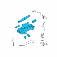 OEM 2012 Ford F-250 Super Duty Vapor Canister Diagram - CC3Z-9D653-E