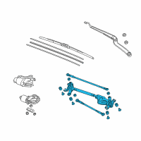 OEM 2014 Acura ILX Link, Front Wiper Diagram - 76530-TX6-A01