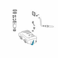 OEM Dodge B350 Strap-Fuel Tank Diagram - 3898622