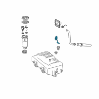 OEM 1997 Dodge Ram 1500 Fuel Level Unit Diagram - 4897497AA