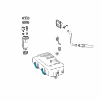 OEM 1997 Dodge B3500 Strap-Fuel Tank Diagram - 4026522