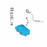 OEM 1991 Dodge B150 Fuel Tank Diagram - 4796647