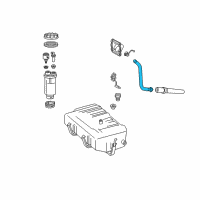 OEM 1994 Dodge B150 Tube-Fuel Tank Filler-UPR Diagram - 5217731