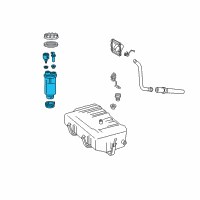 OEM 1995 Dodge B3500 Module, Fuel Pump/Reservoir and Level Unit Diagram - 52127761