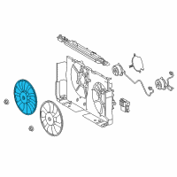 OEM Lexus NX200t Fan Diagram - 16361-36200