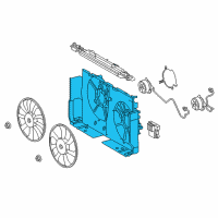 OEM Lexus NX200t Shroud, Fan Diagram - 16711-36210