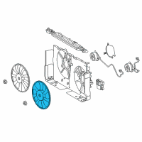 OEM Lexus NX300 Fan Diagram - 16361-36210