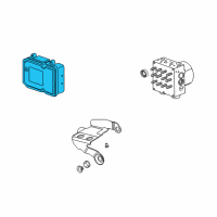 OEM 2013 Cadillac SRX Electronic Brake Control Module Kit Diagram - 20842710