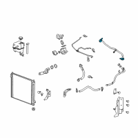 OEM 2011 Cadillac STS Outlet Hose Clamp Diagram - 11518516