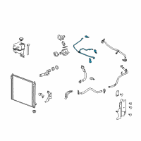 OEM 2011 Cadillac STS Inlet Hose Diagram - 25800336