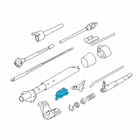 OEM Chevrolet Blazer Switch, Steering Column Ignition Diagram - 1990115