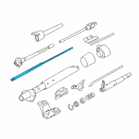 OEM GMC S15 Steering Column Shaft (Complete) Diagram - 7833429