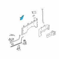 OEM Ford E-350 Super Duty Quarter Pillar Trim Diagram - F6UZ-1631004-AAB