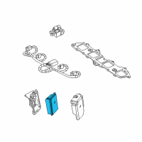 OEM 2000 Chevrolet Camaro PCM Diagram - 9354896