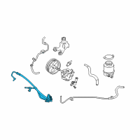 OEM Toyota Solara Pressure Hose Diagram - 44410-06142