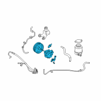 OEM Toyota Camry Power Steering Pump Diagram - 44310-06190