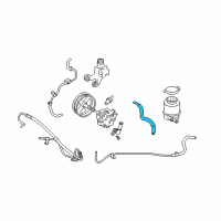 OEM 2008 Toyota Camry Reservoir Hose Diagram - 44348-06270