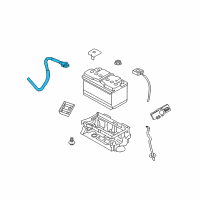 OEM 2008 Dodge Challenger Battery Positive Wiring Diagram - 4607677AC