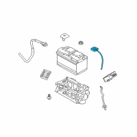 OEM 2010 Chrysler 300 Battery Negative Wiring Diagram - 4607107AC