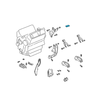 OEM 2013 Chevrolet Impala Mount Plate Diagram - 15884396