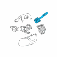 OEM 2017 Buick LaCrosse Wiper Switch Diagram - 23354917