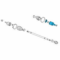 OEM 2014 Acura ILX Joint, Inboard Diagram - 44310-TR0-A01